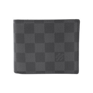 Louis Vuitton Graphite Black Portefeuille Wallet Amerigo NM Bifold
